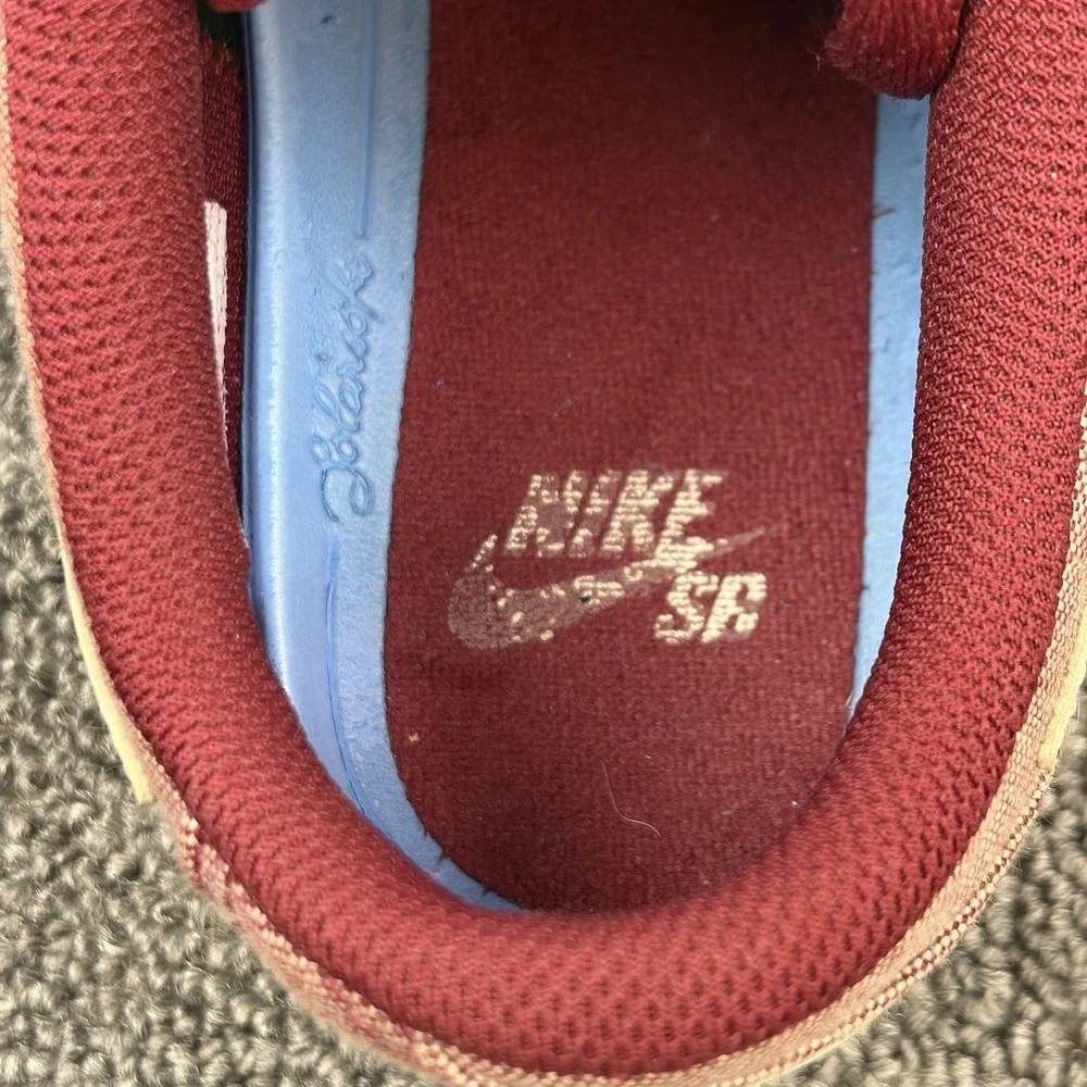 Nike SB Check Solarsoft Red Canvas 921464-611 Unisex Sneaker Shoes Women Sz 8.5